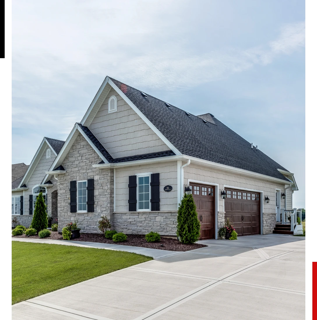 Single-story home with garage and driveway